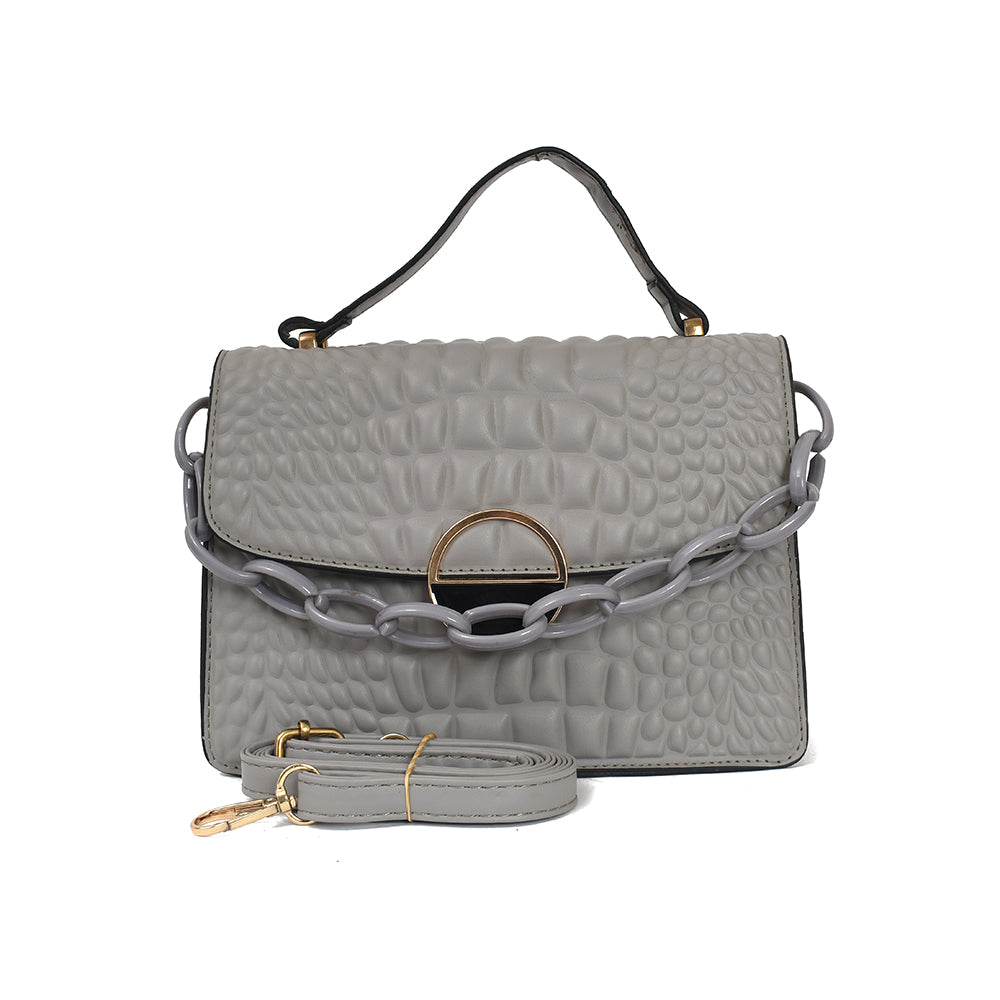 Casual Hand Bag Gray