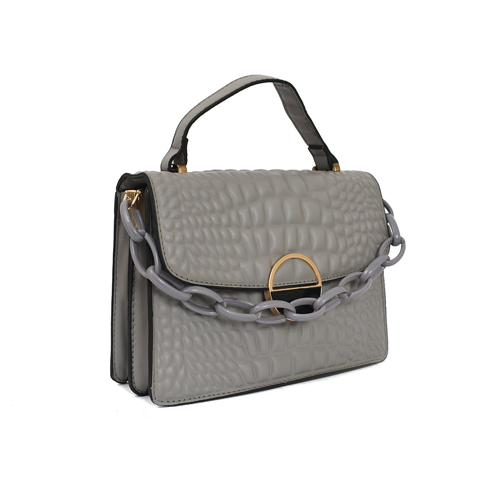 Casual Hand Bag Gray