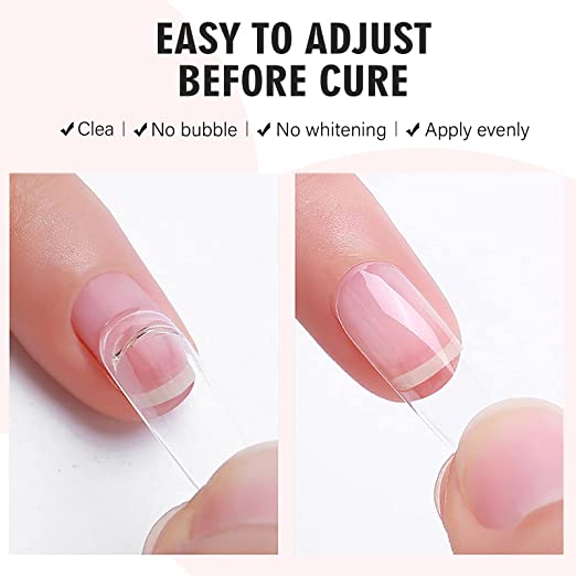 How to apply press on nails by solid nail glue gel – CurvLife
