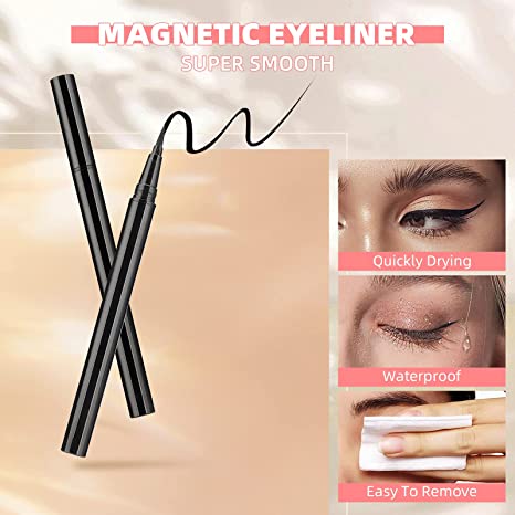 Canvalite Invisible Magnetic Eyelashes 15mm 10 Pairs(2 STYLES), ME01