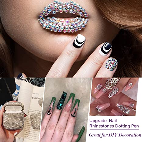 Dropship Dual-ended Nail Dotting Pen Diamond Painting Pen Crystal Beads  Handle Rhinestone Studs Picker Wax Pencil Manicure to Sell Online at a  Lower Price