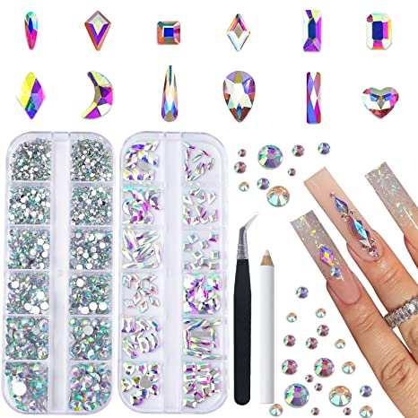 Decoration Manicure Kit Brush Glue Rhinestones for Nails Design – AIMEILI  GEL POLISH